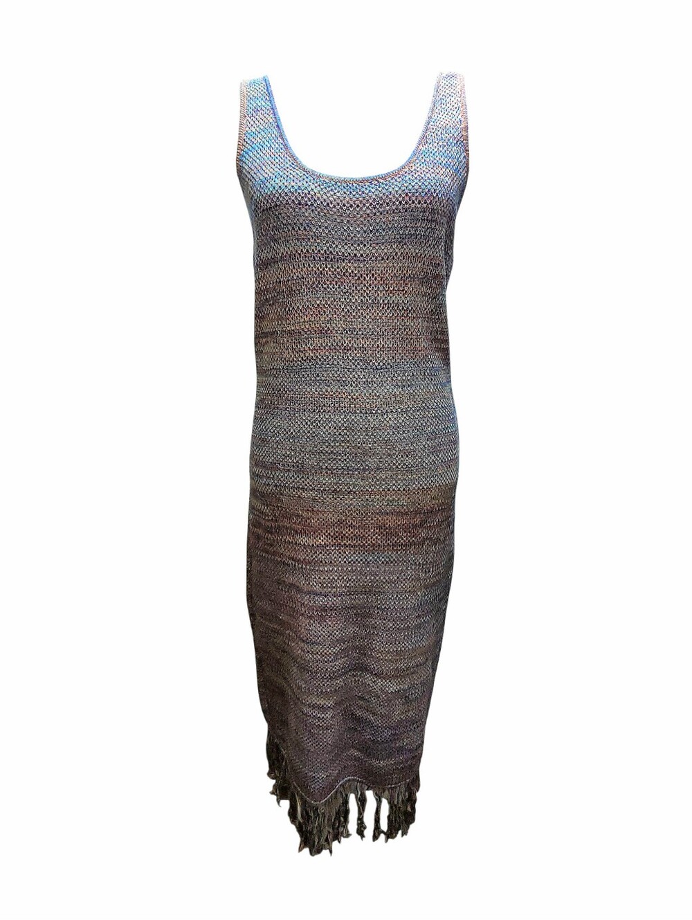 Future Collective x Alani Noelle Multi-Colored Crochet Fringe Dress - Picture 4 of 10